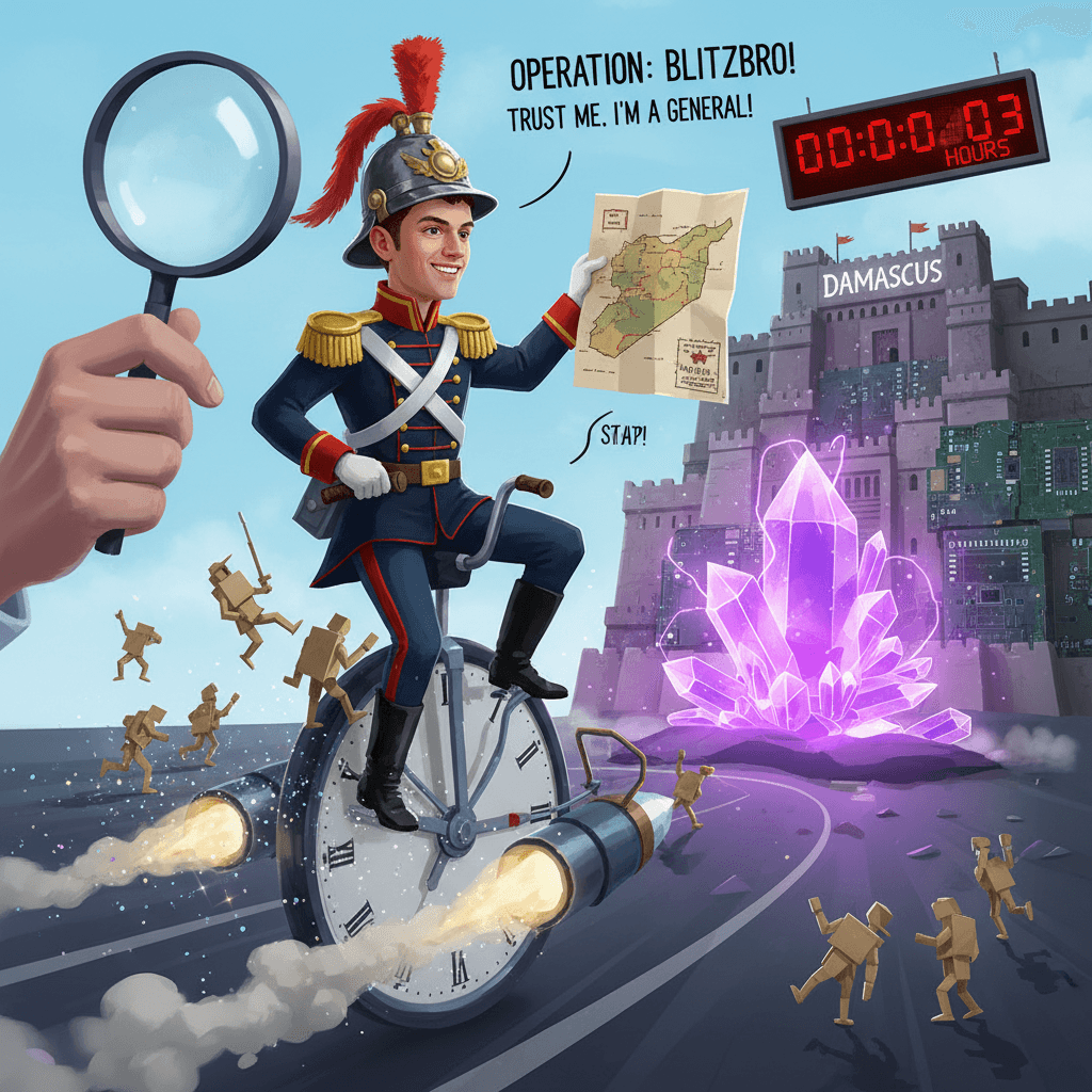 we'll take damascus in hours bro trust me