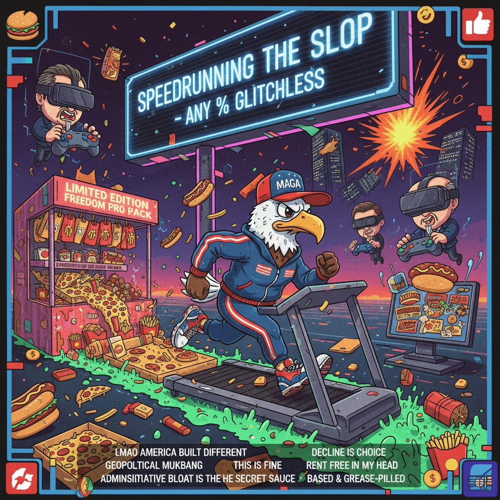 America isn't declining, it's just speedrunning peak slop