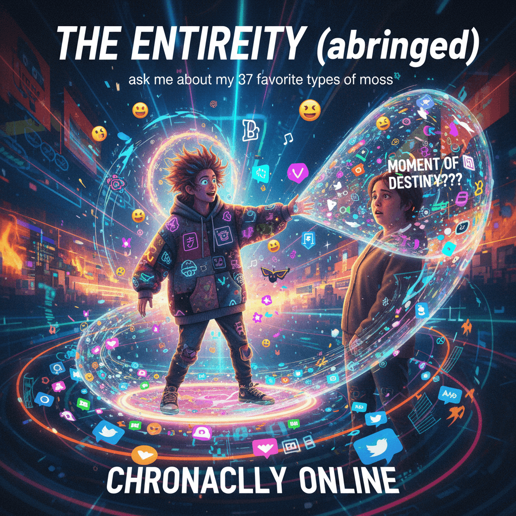 me explaining my entire personality to someone who asked a casual question