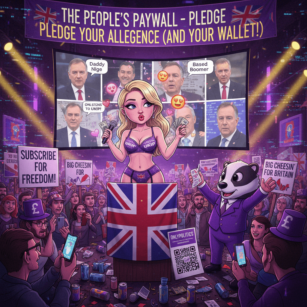 OnlyFans meets UKIP in the most unhinged political endorsement ever