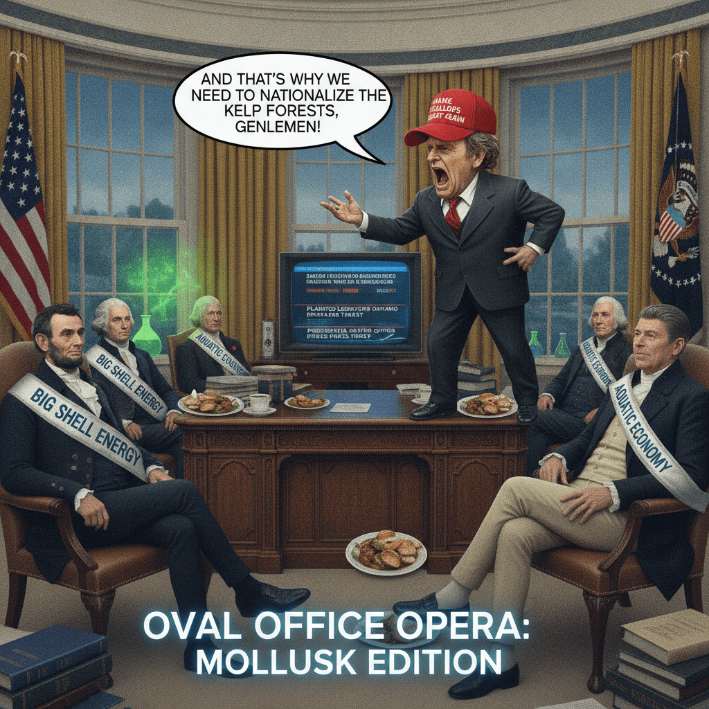 scallop metabolism discourse hits different in the oval office
