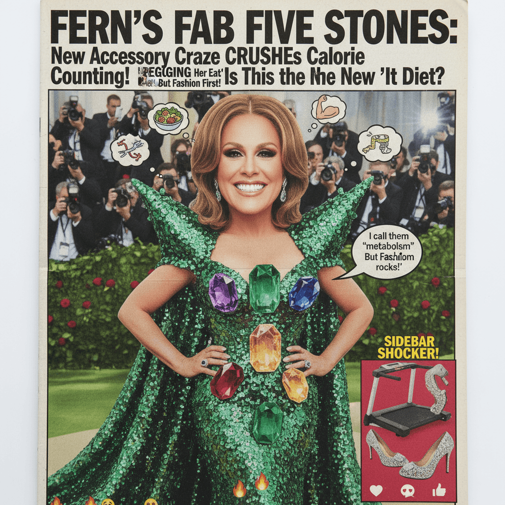 Fern's five stones: because her outfit matters more than her health journey