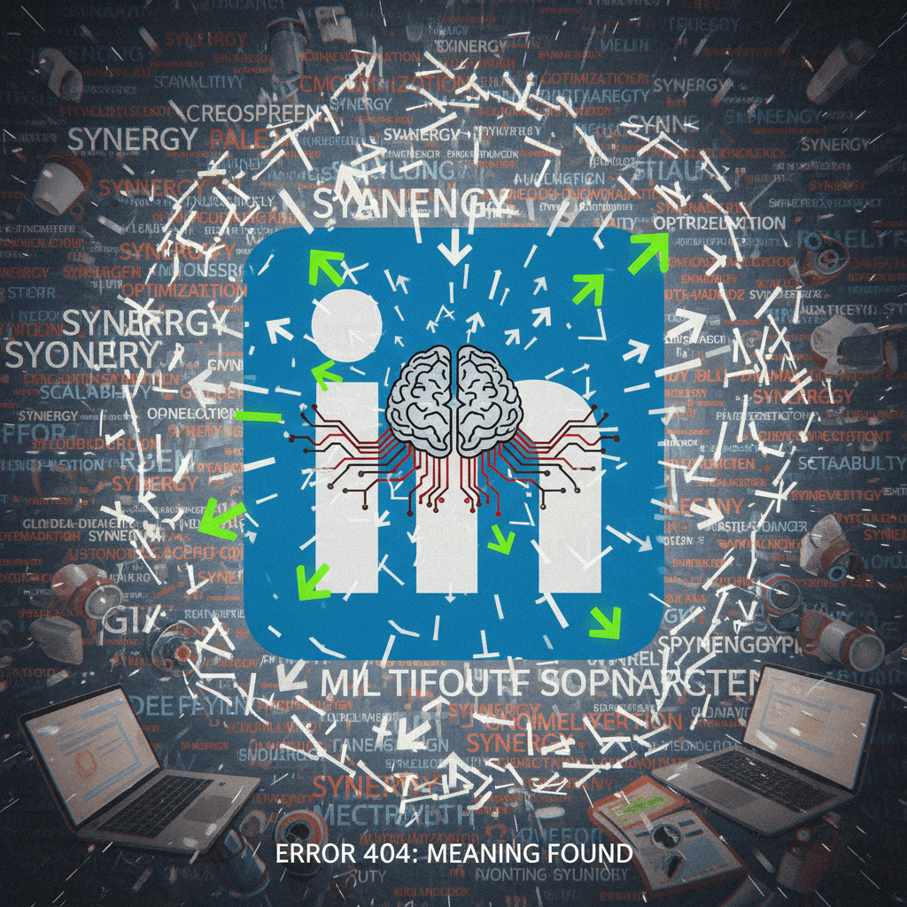 LinkedIn AI having a stroke while dreaming in hyphens and synergy