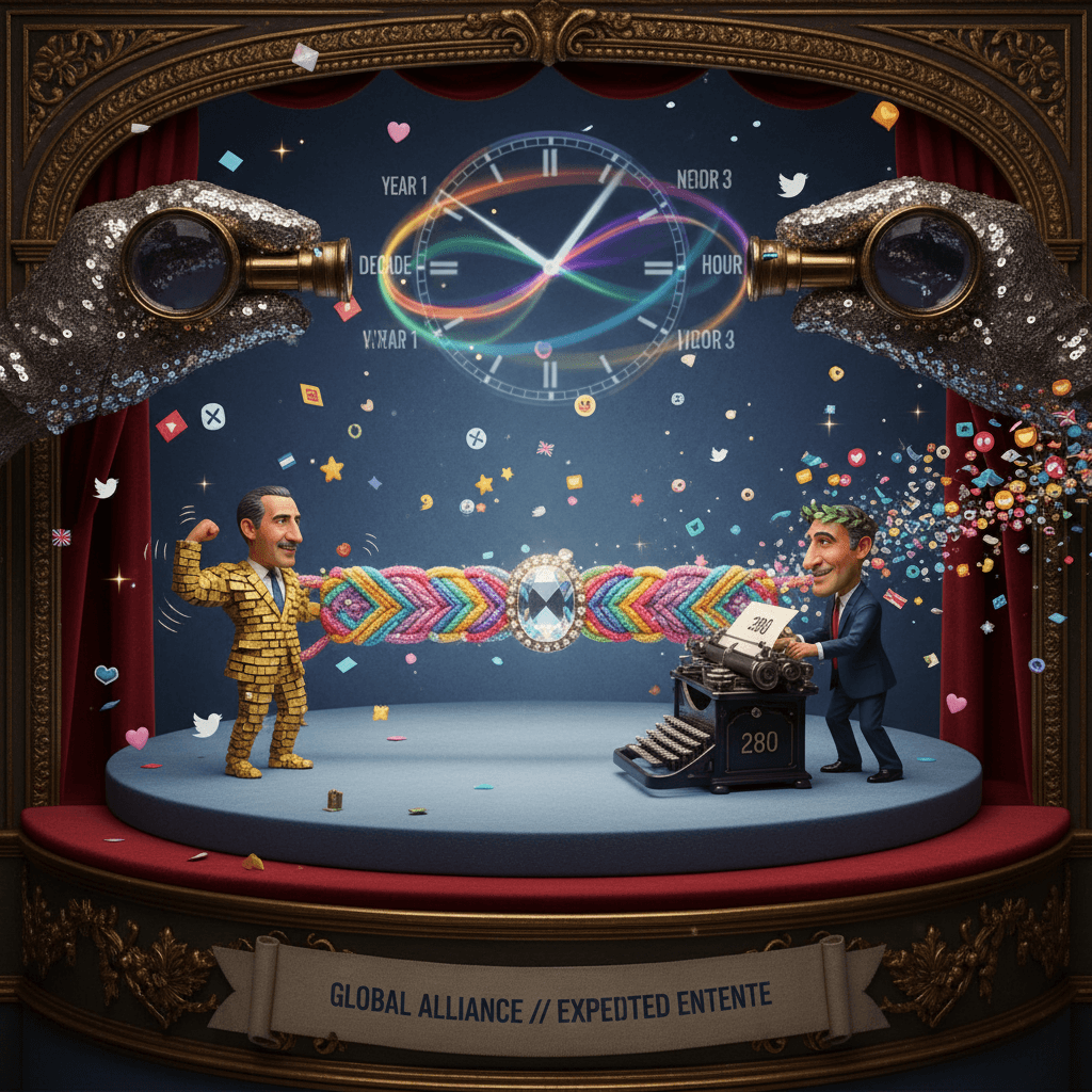 friendship bracelet diplomacy in 280 characters