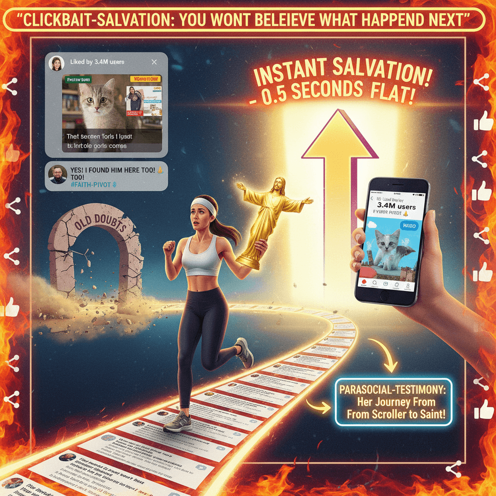 She found Jesus in the comments section