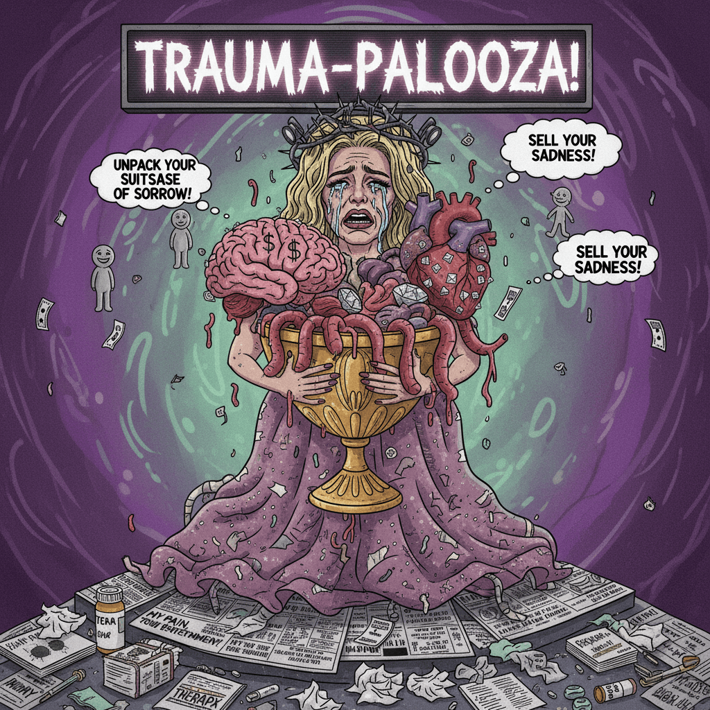 Celeb trauma dump masquerading as heartfelt confession