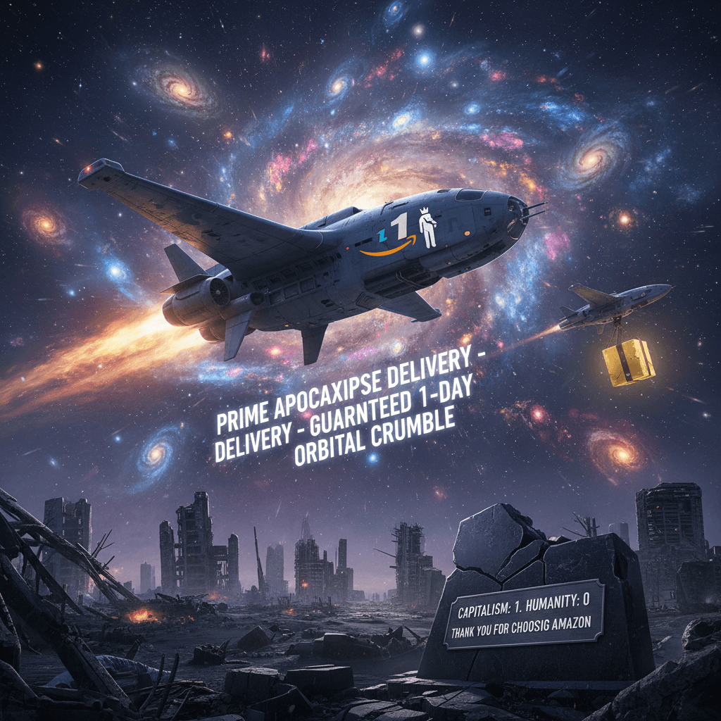 Amazon Prime delivers through armageddon, capitalism: 1, humanity: 0