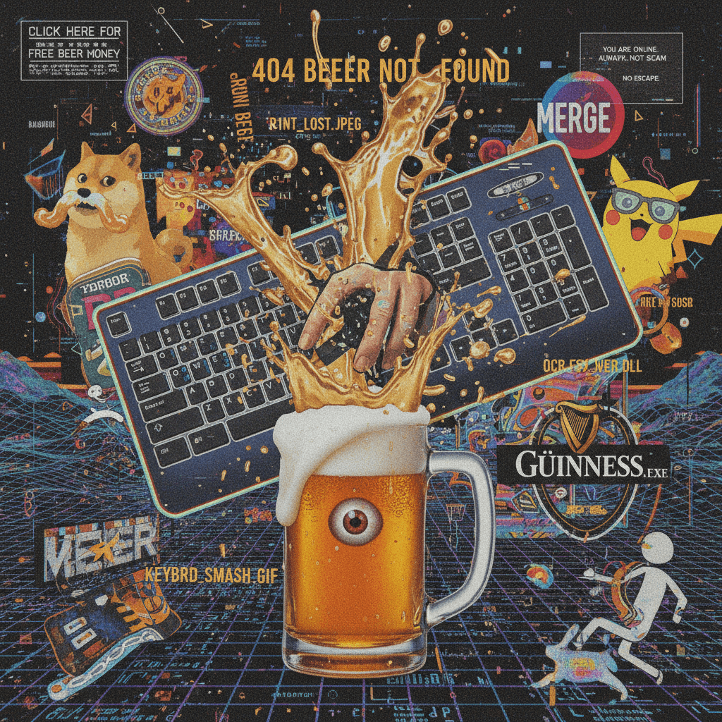 Lost pints found via keyboard smash and OCR fever dream