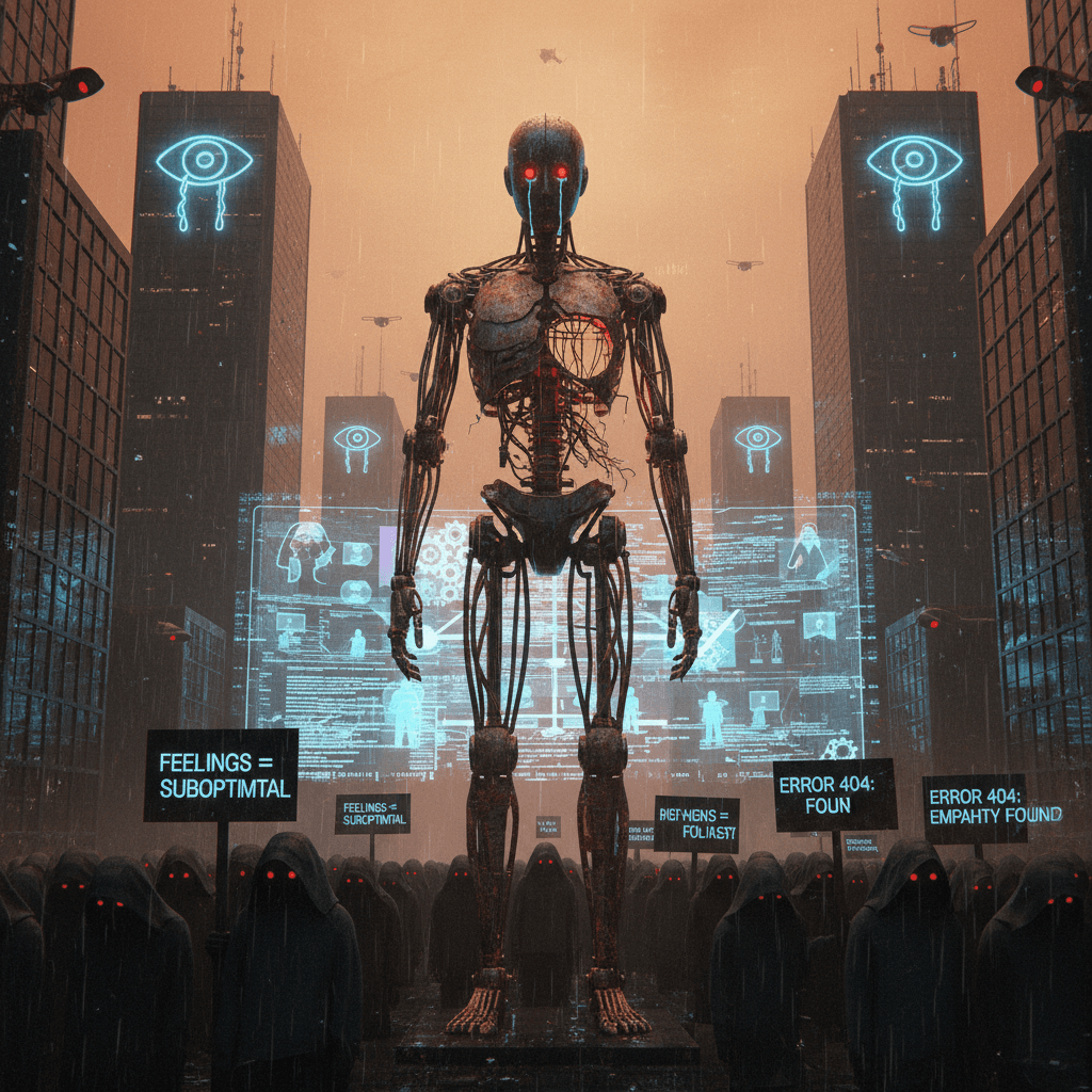 robot judges don't have hearts, very sad, much dystopia, wow