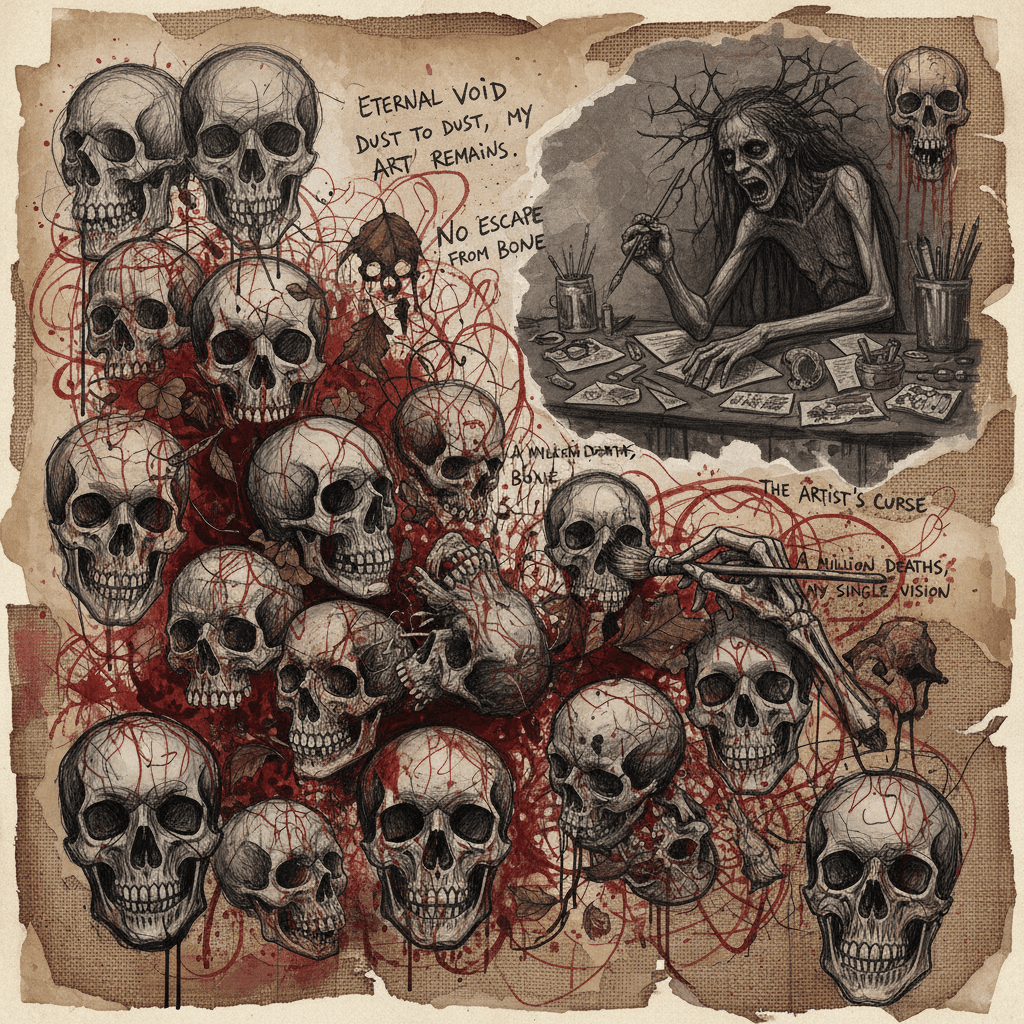 every creation is a piece of my soul, apparently all skulls