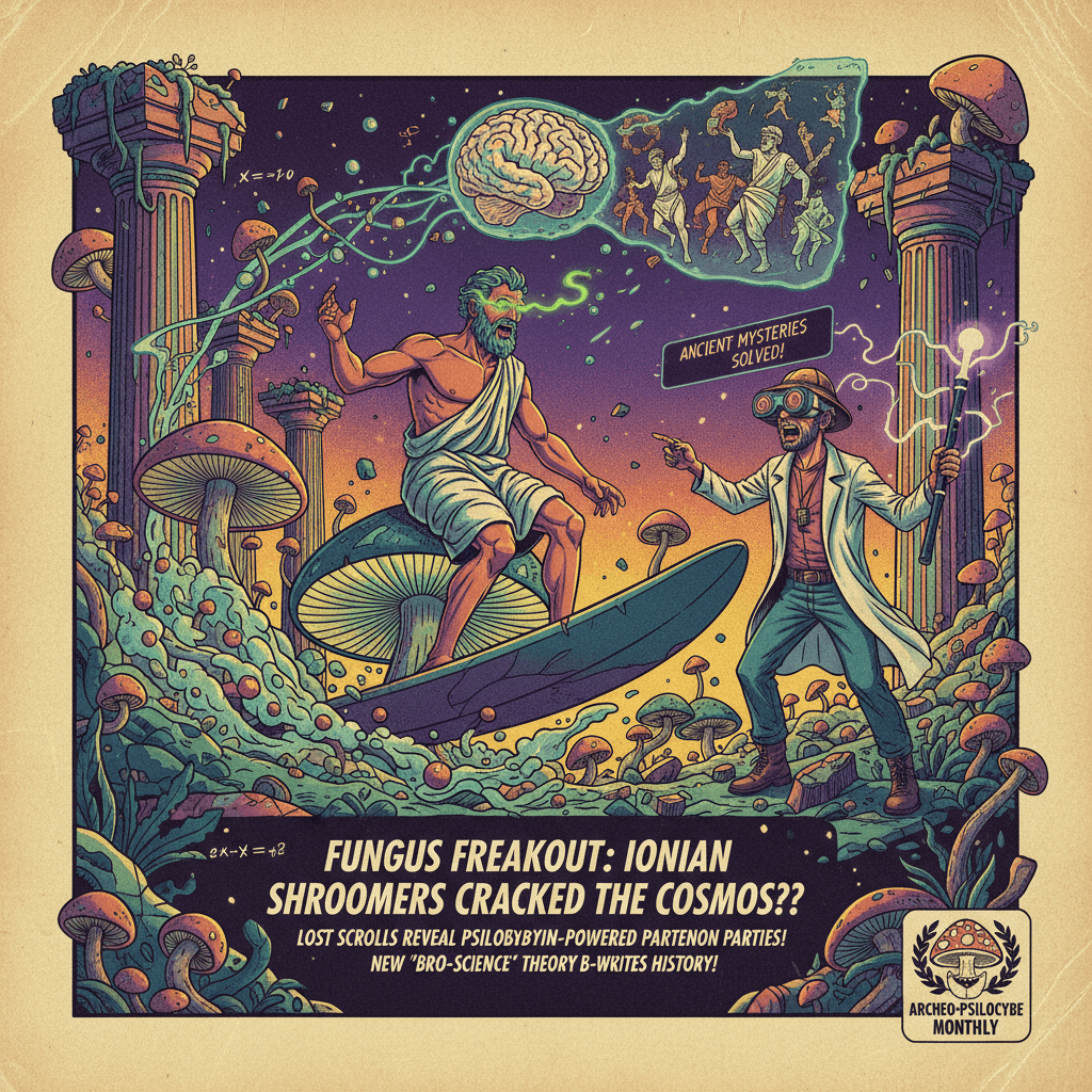 Ancient Greeks were just on that fungus grind, bro 🍄✨