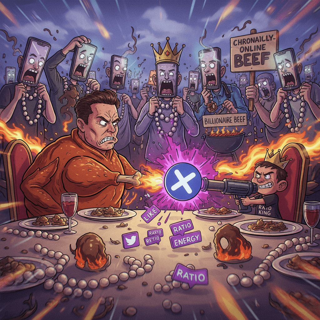 Elon gets roasted by his own kid, internet clutches pearls