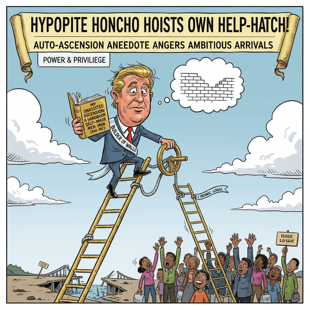 pulls ladder up after climbing it: a memoir