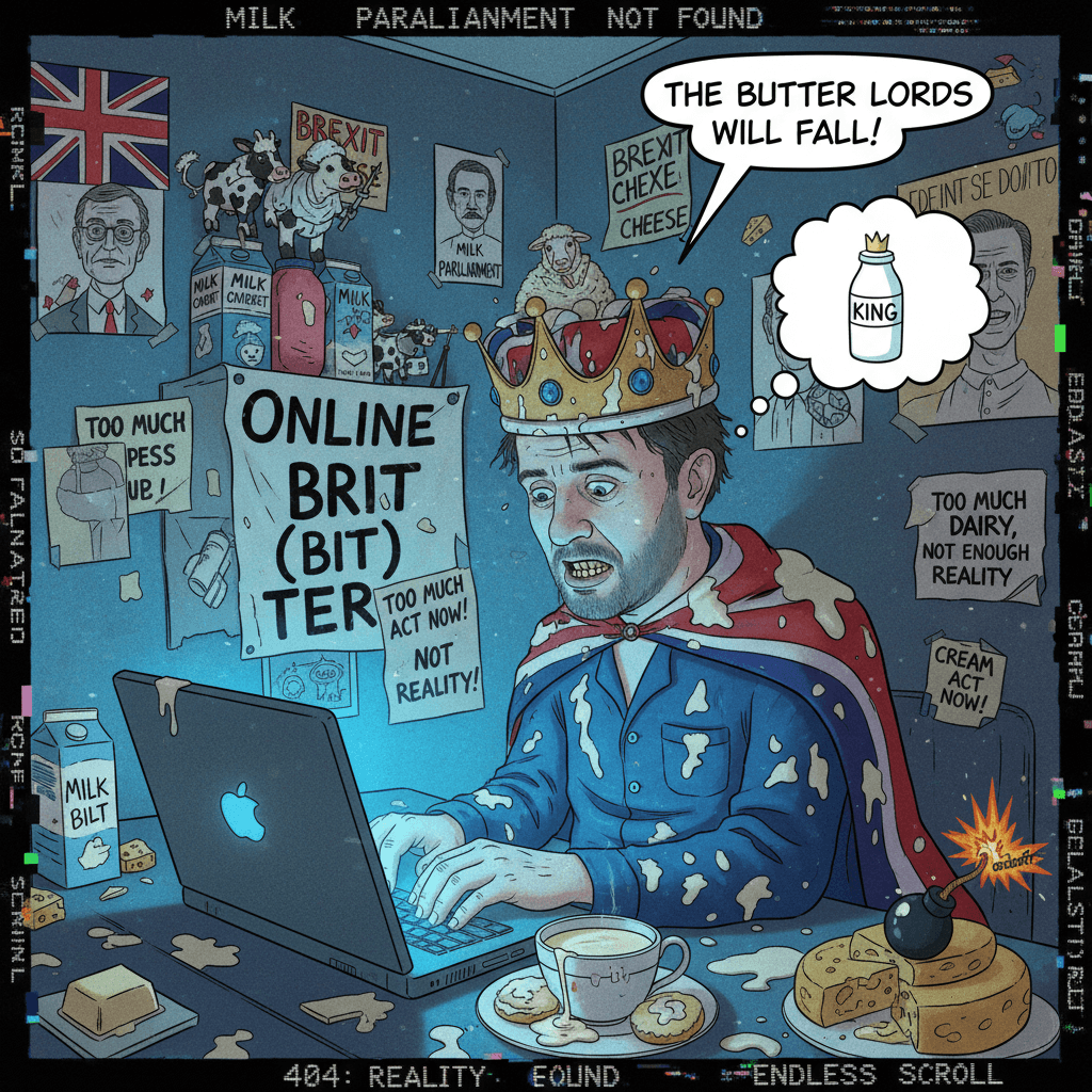 dairy product politics: a cautionary tale of being terminally online