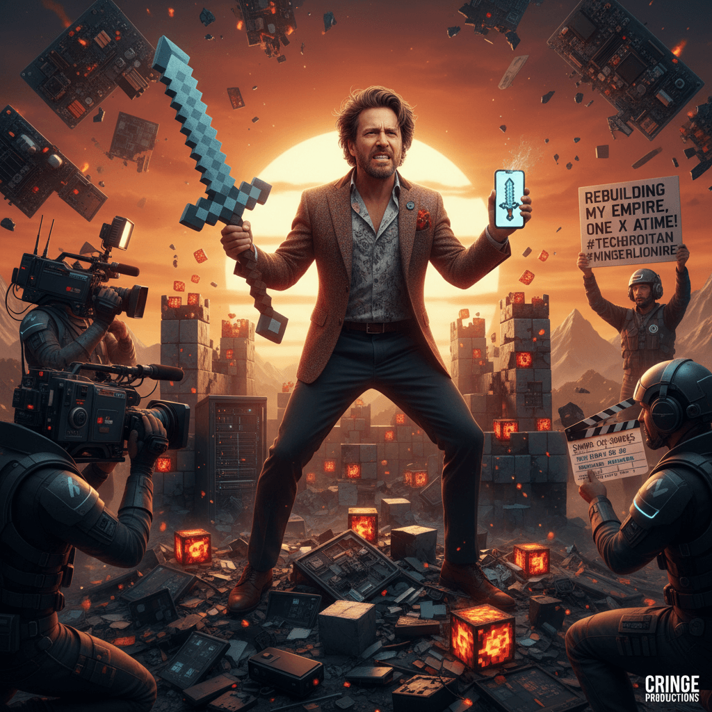 sword man admits L, rebuilds from ashes like it's Minecraft