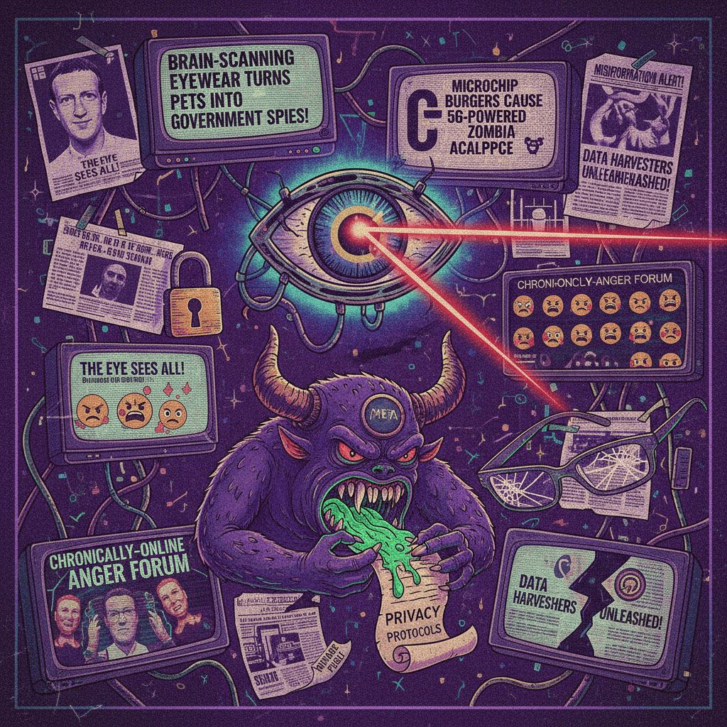 Meta bad, smart glasses worse, privacy dead, outrage fuel delivered