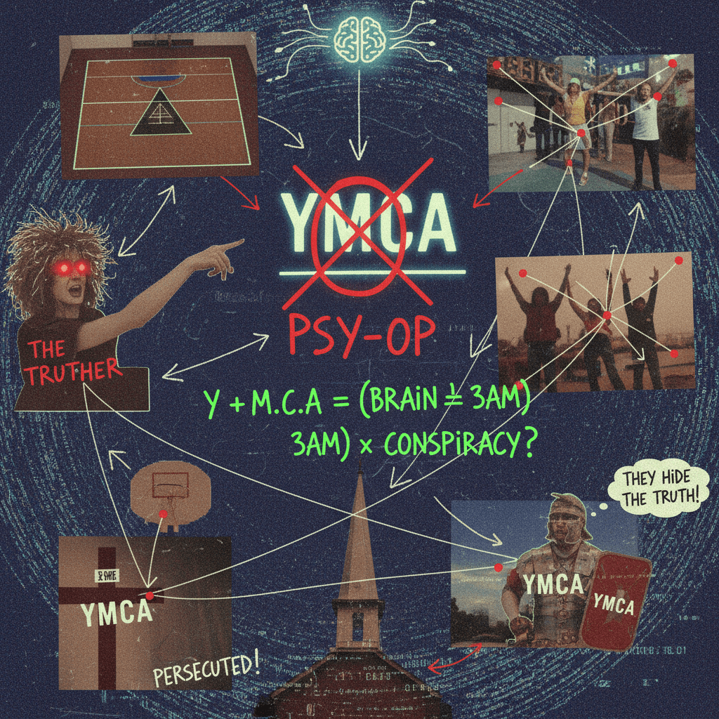 YMCA is actually a psyop, source: my brain at 3am