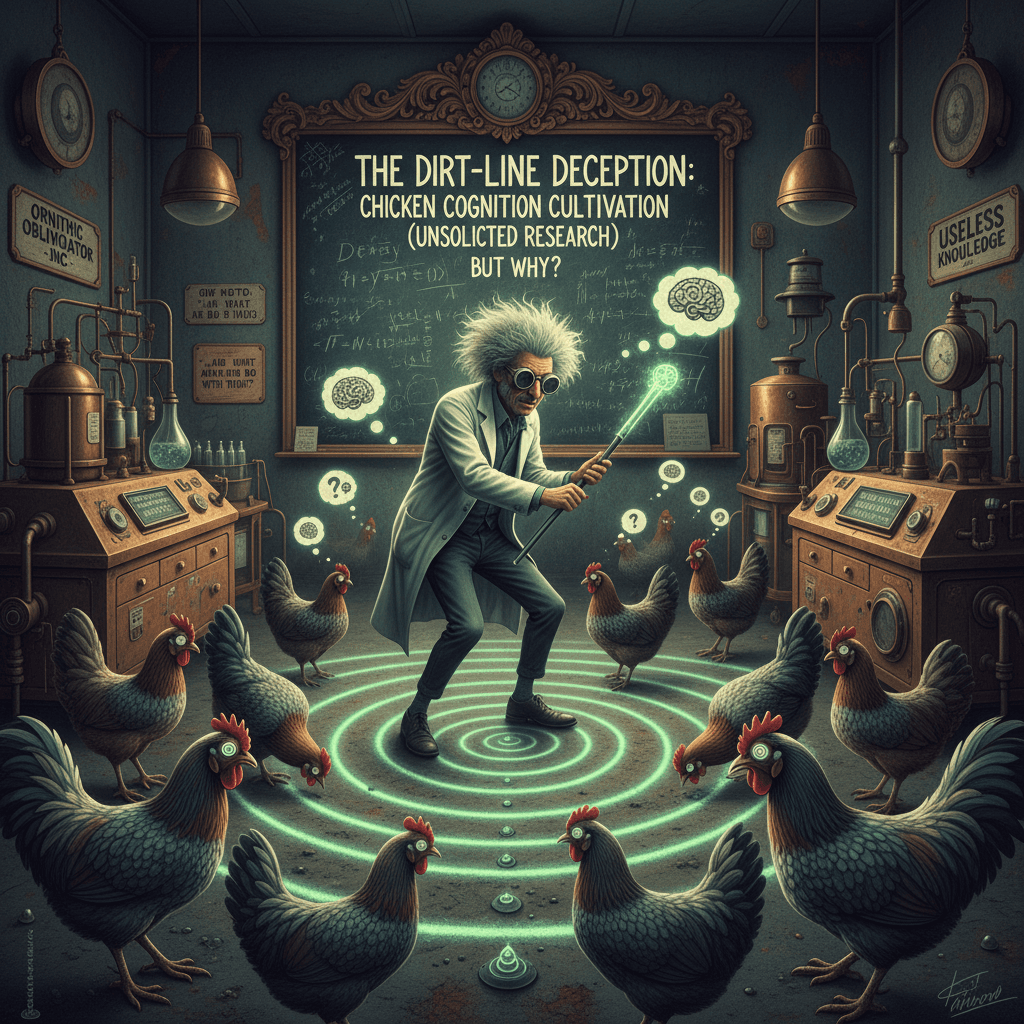 Hypnotizing chickens with dirt lines: knowledge nobody asked for