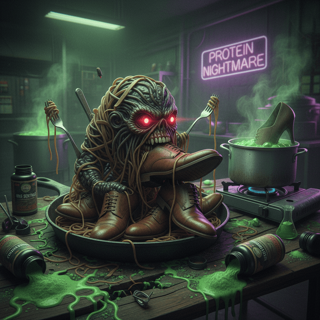 health food that tastes like footwear is peak protein marketing