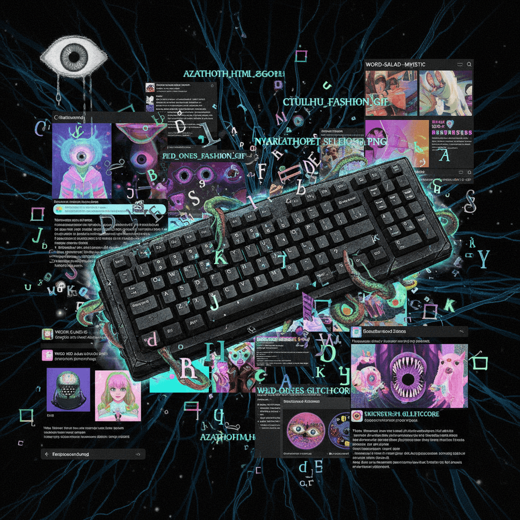 lovecraftian keyboard smash meets tumblr dashboard fever dream