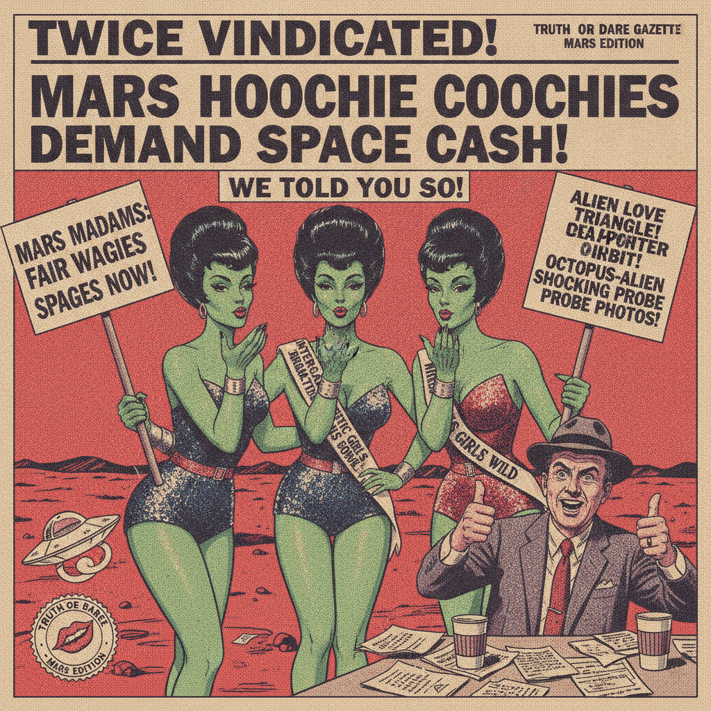 Mars madams unionizing, tabloids vindicated twice somehow