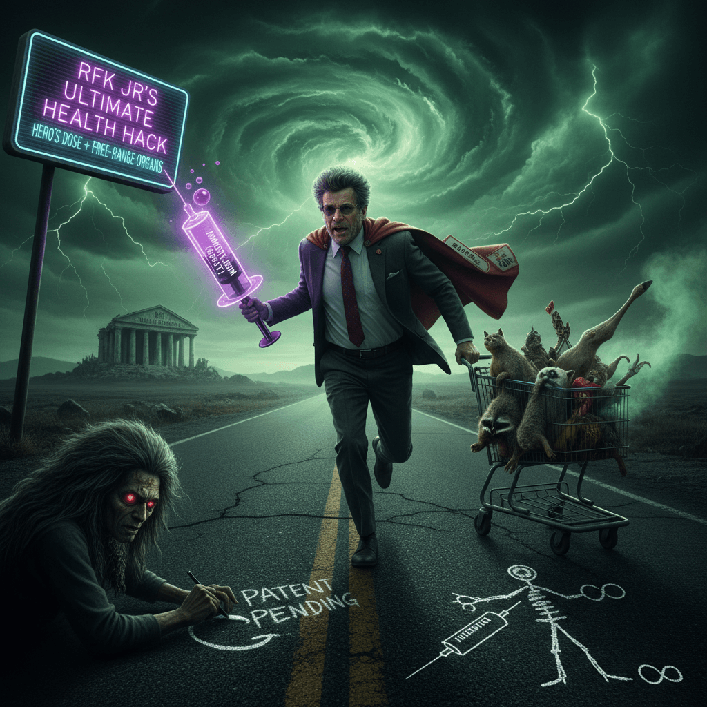 RFK Jr's wellness plan: heroin + roadkill = immortality (citation needed)