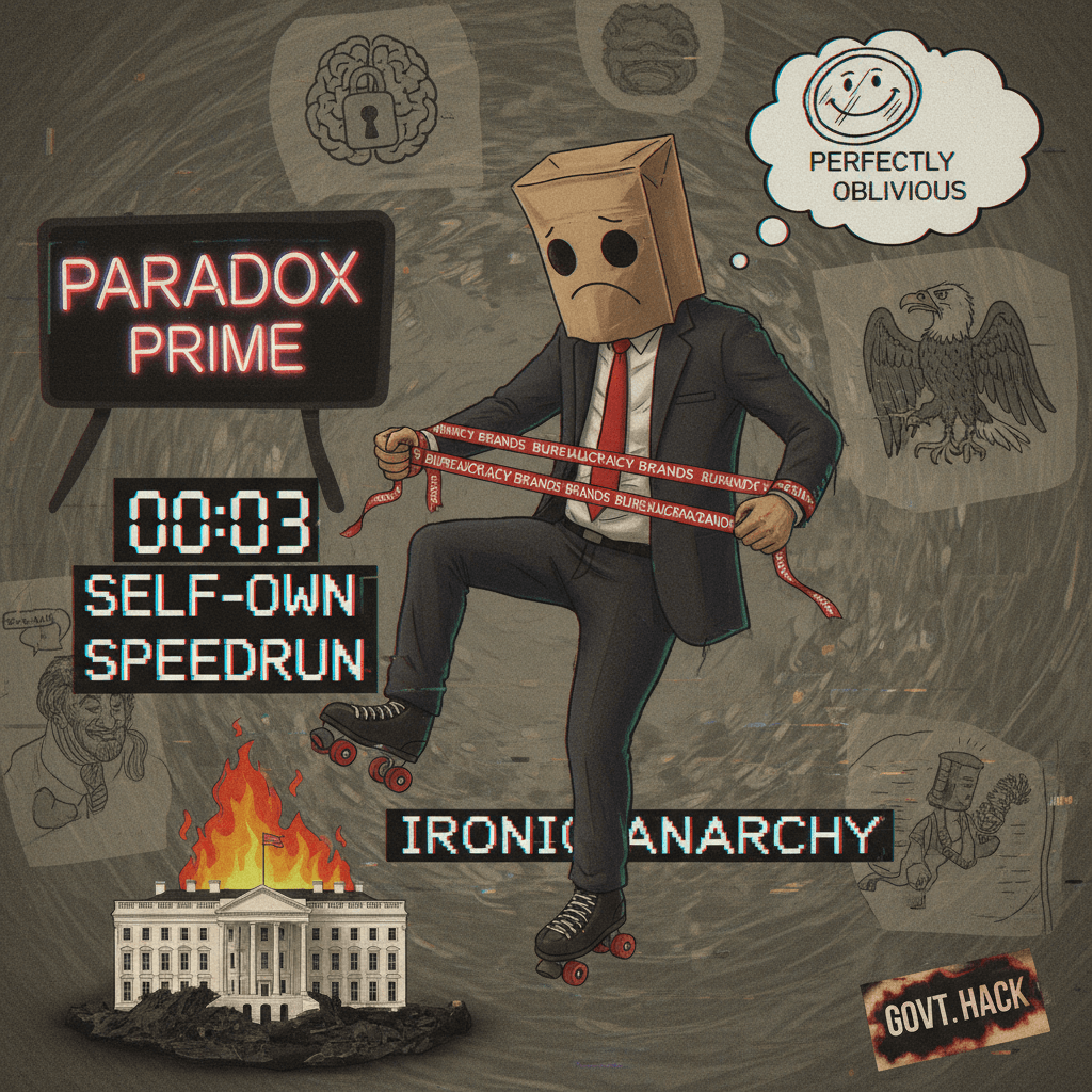 I am the government I don't trust ft. perfect self-awareness