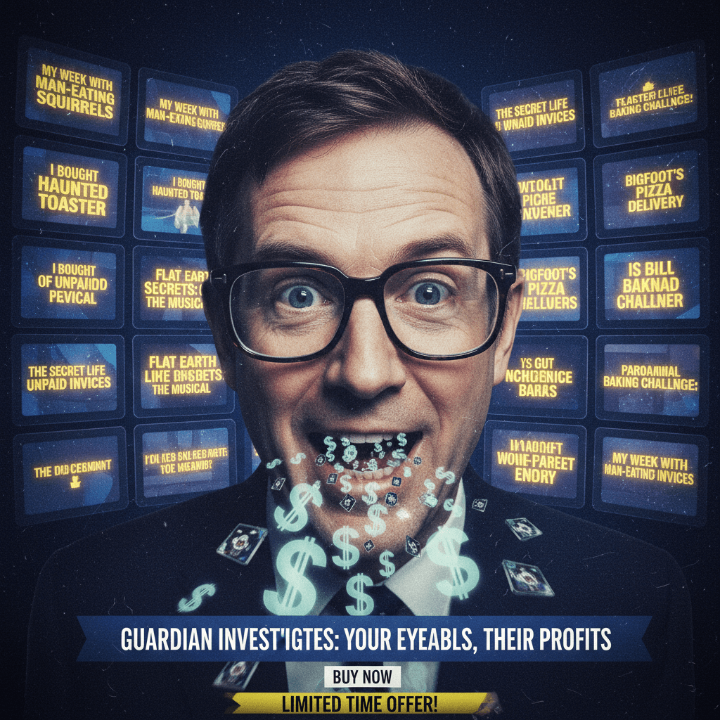 Theroux stares into your soul while selling you 20 documentaries