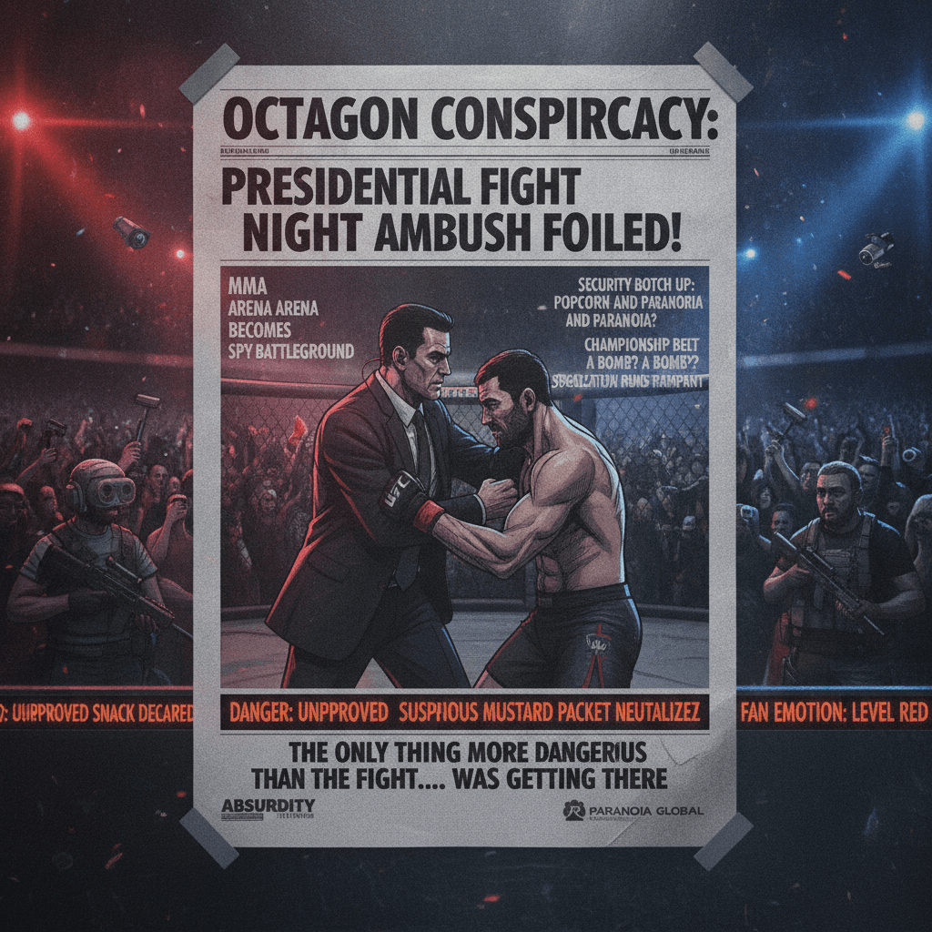 UFC event assassination plot headline hits different