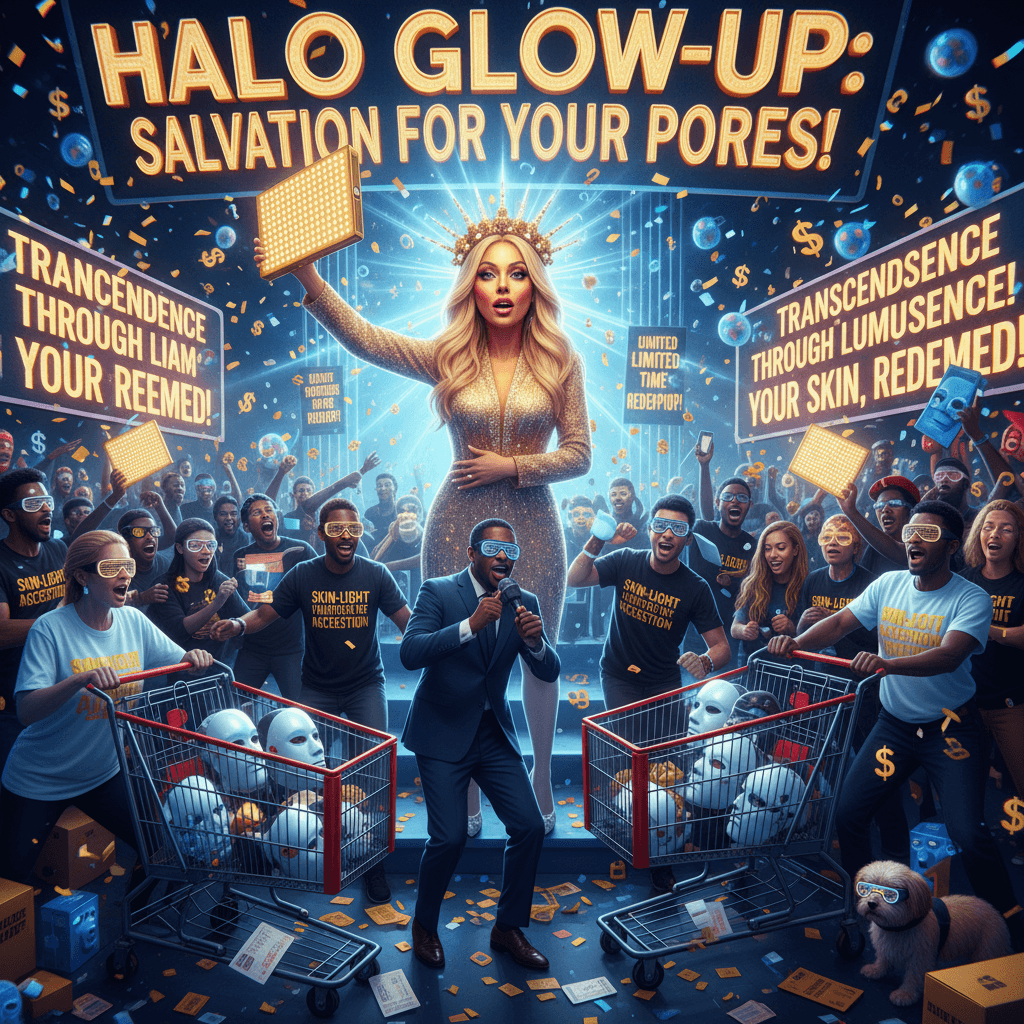 buy overpriced lights for skin, achieve enlightenment