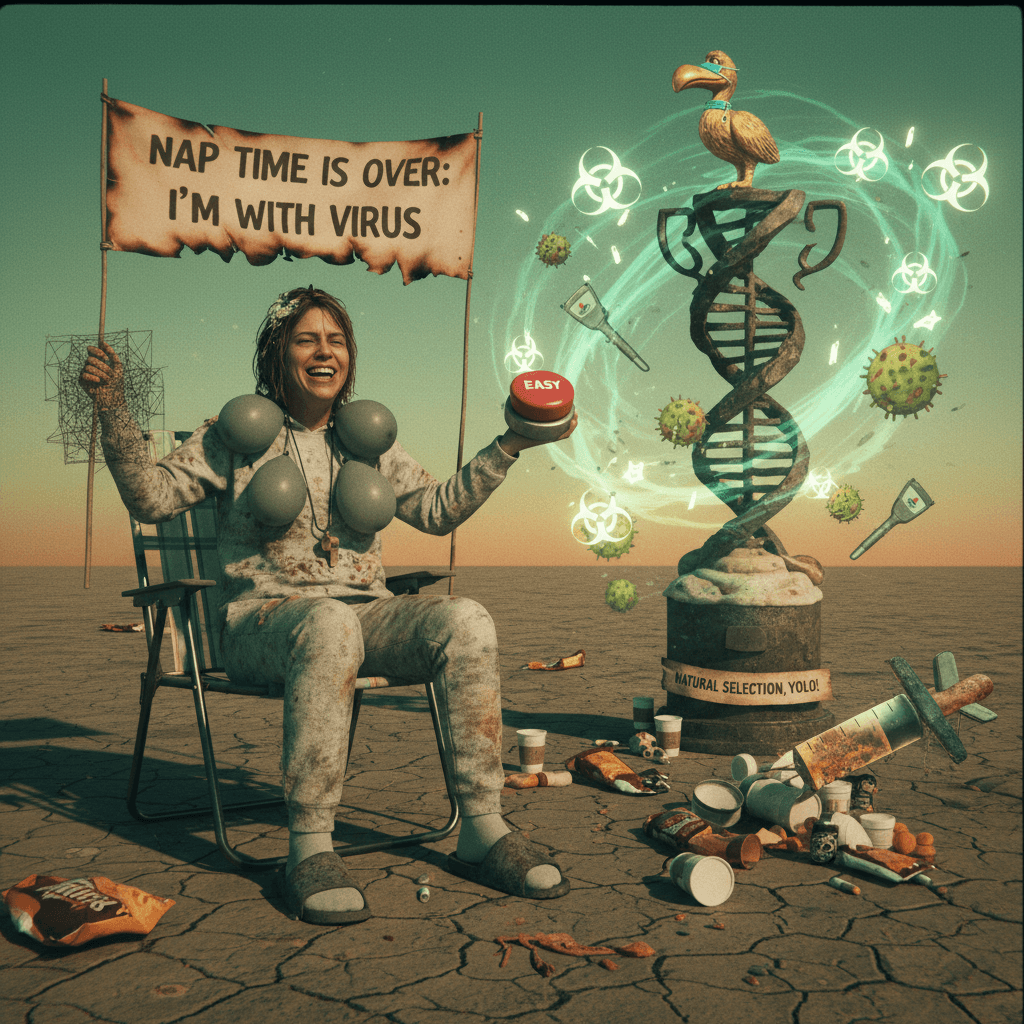 tired mom energy meets medical terrorism endorsement