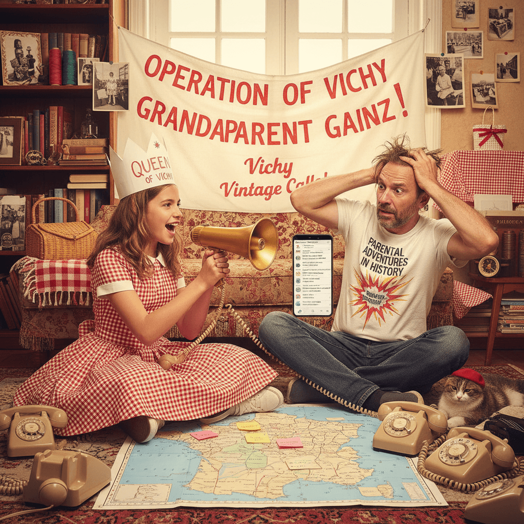 Daughter's Vichy obsession goes too far, literally calling old people