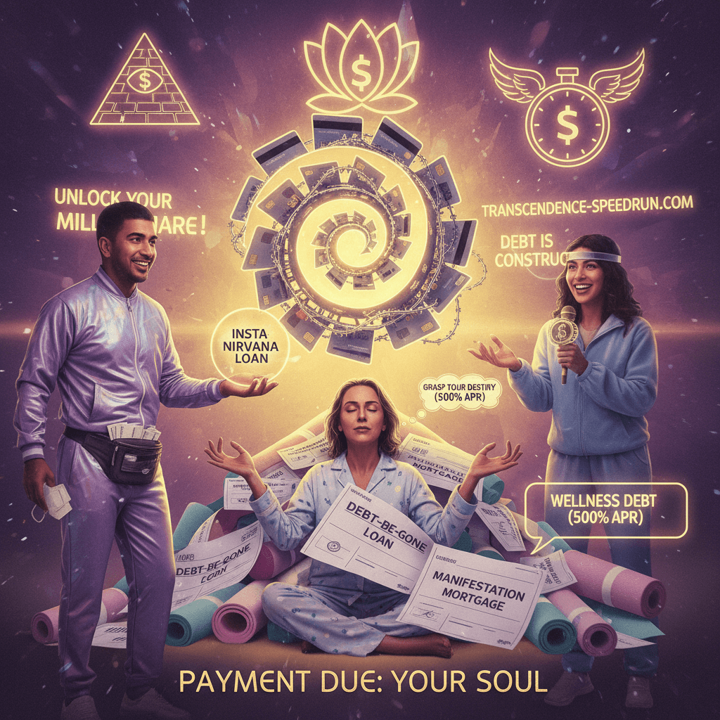 spiritual awakening but make it predatory lending