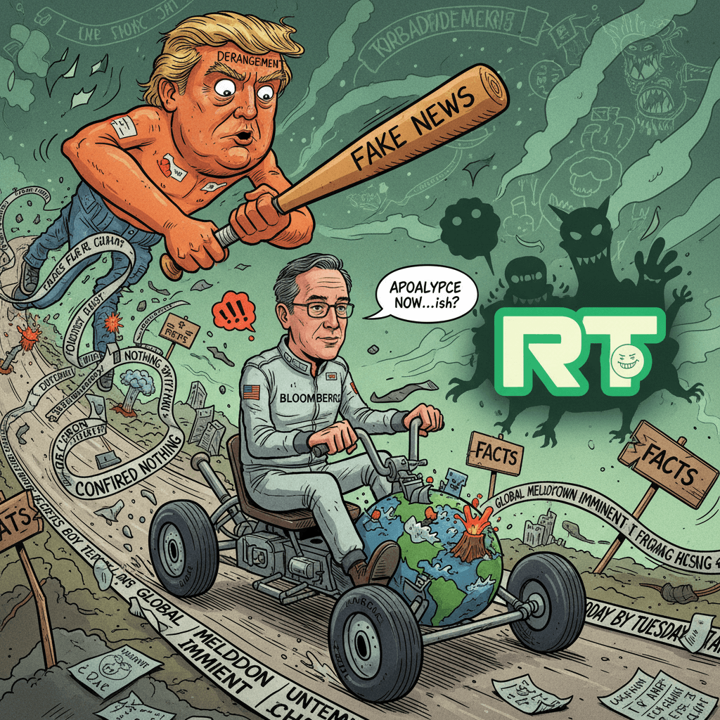 Bloomberg speedruns catastrophizing without a single confirmed detail