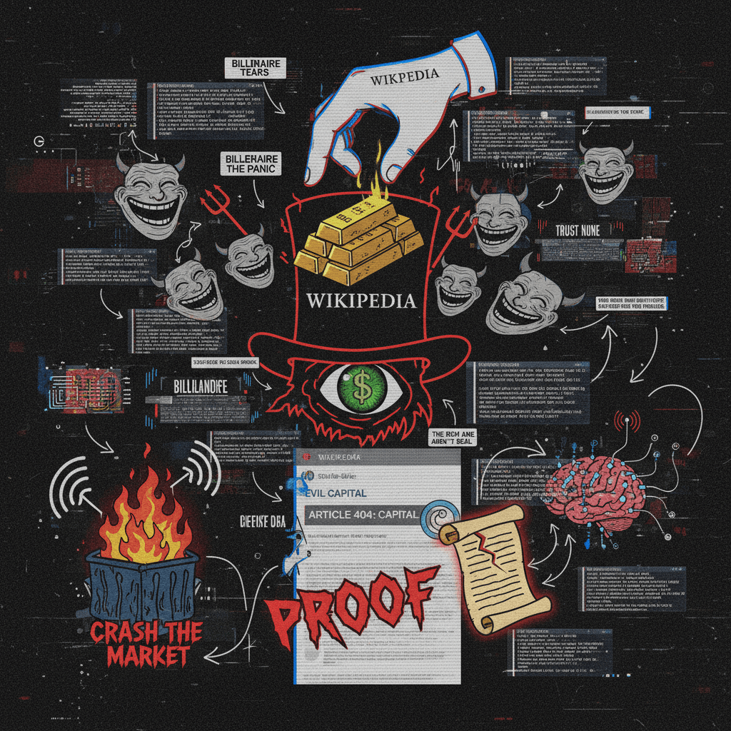 wiki article drop as proof that billionaires are literally evil