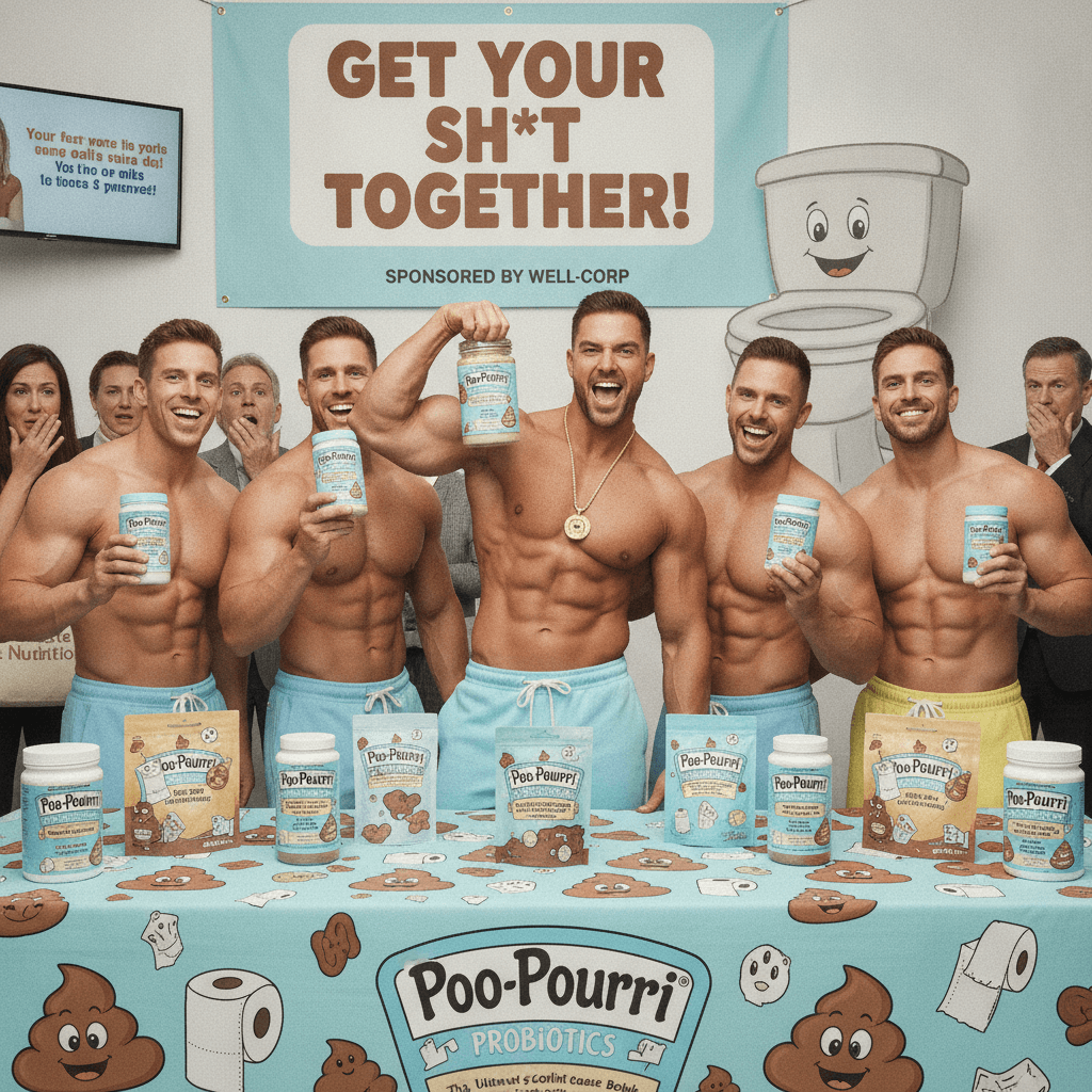 wellness brand discovers poop jokes, ruins everything
