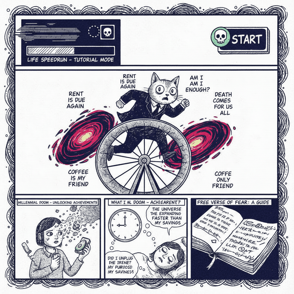 catastrophizing in free verse: a life speedrun tutorial