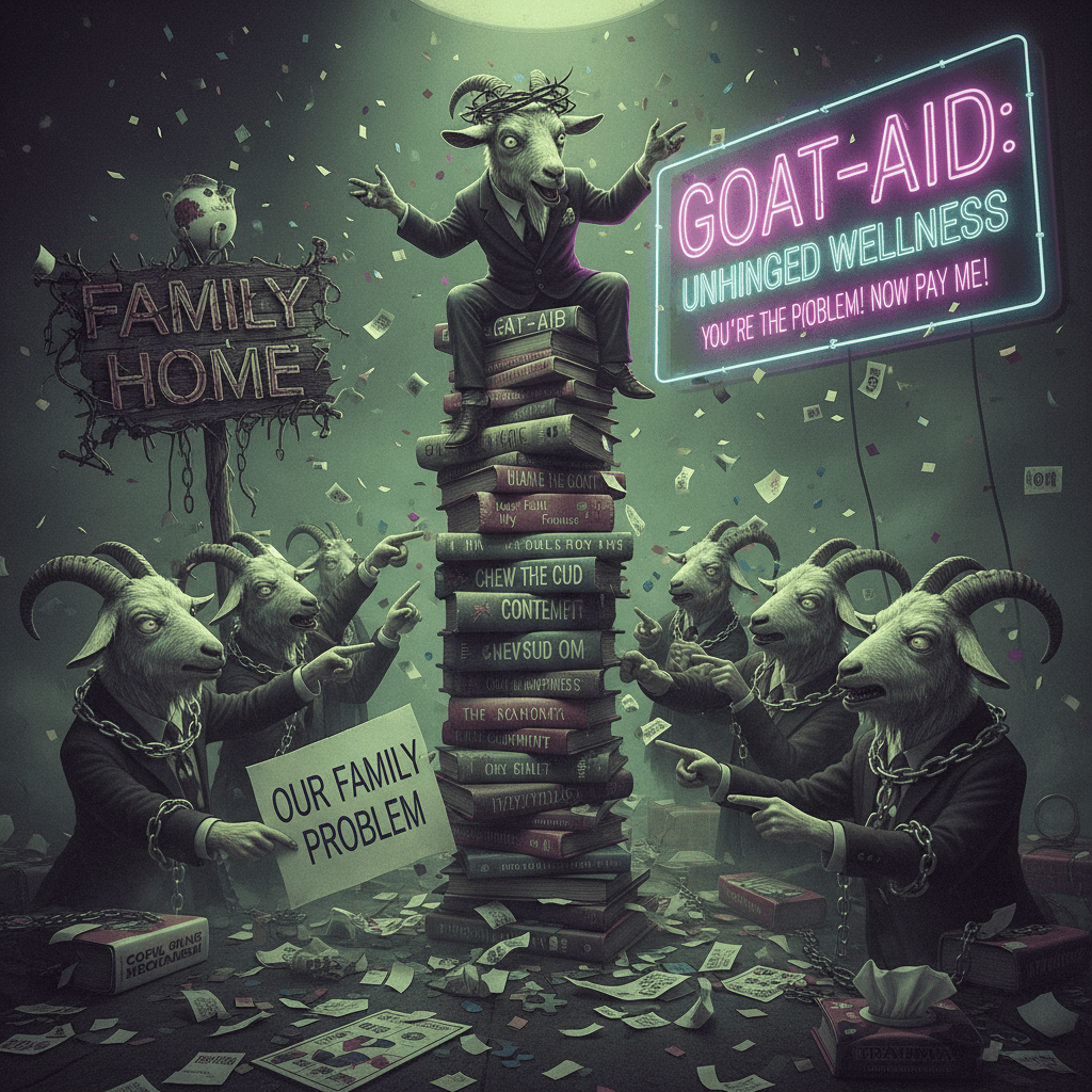 Goat discovers it's the family problem, launches mental health empire