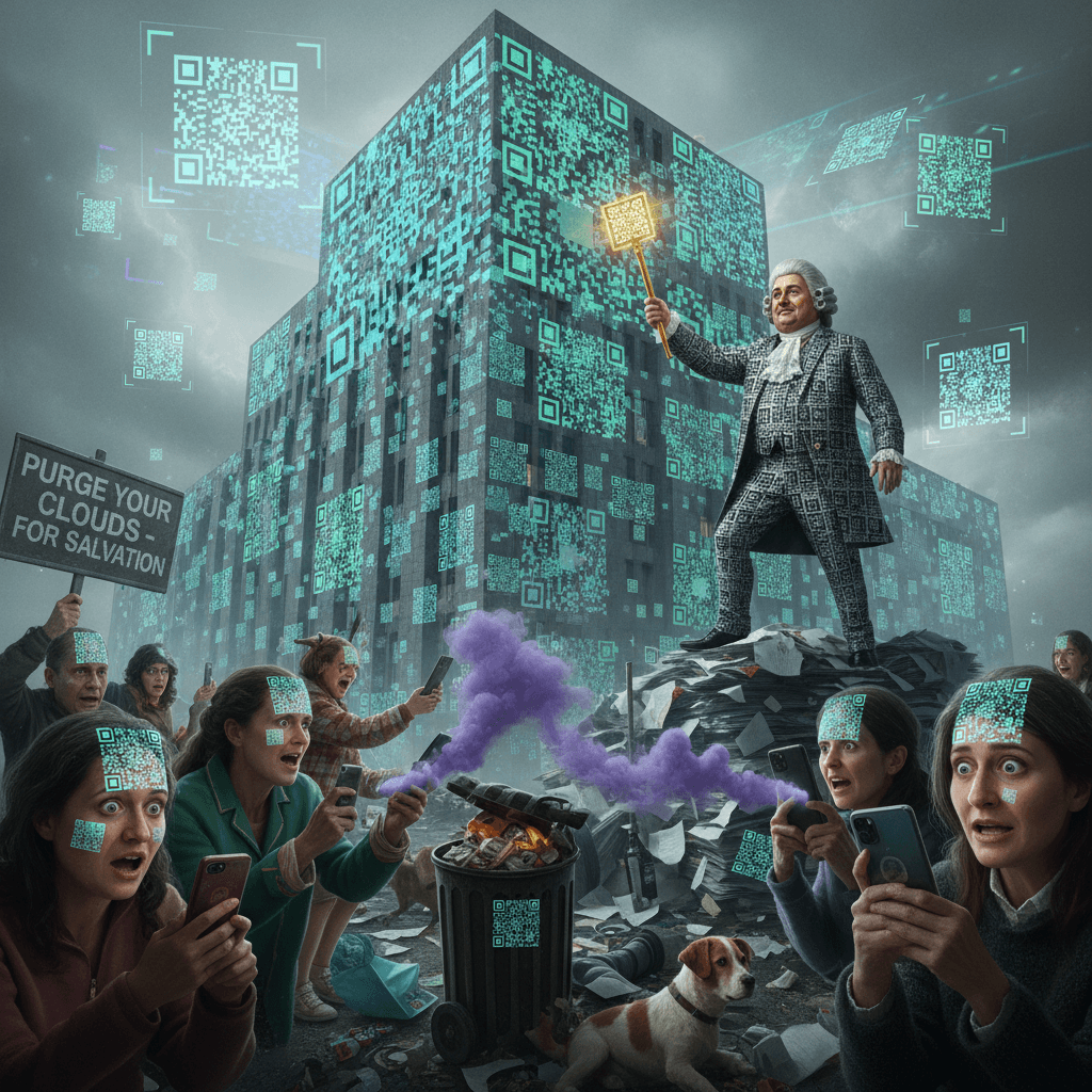 Government discovers QR codes can solve all problems, implements in 2026