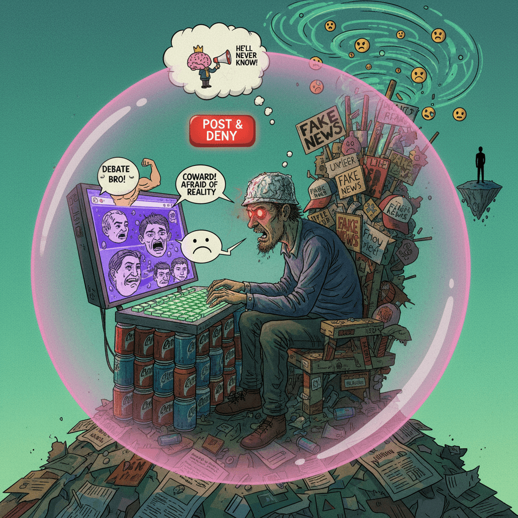 guy won't debate me live (he will never see this)