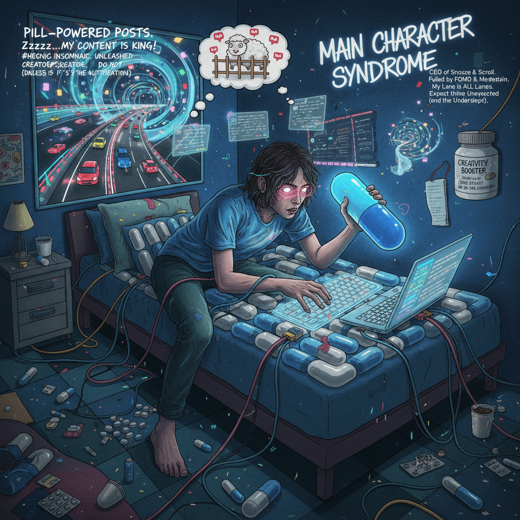 Sleeping pills to stay in your lane: a digital creator's manifesto