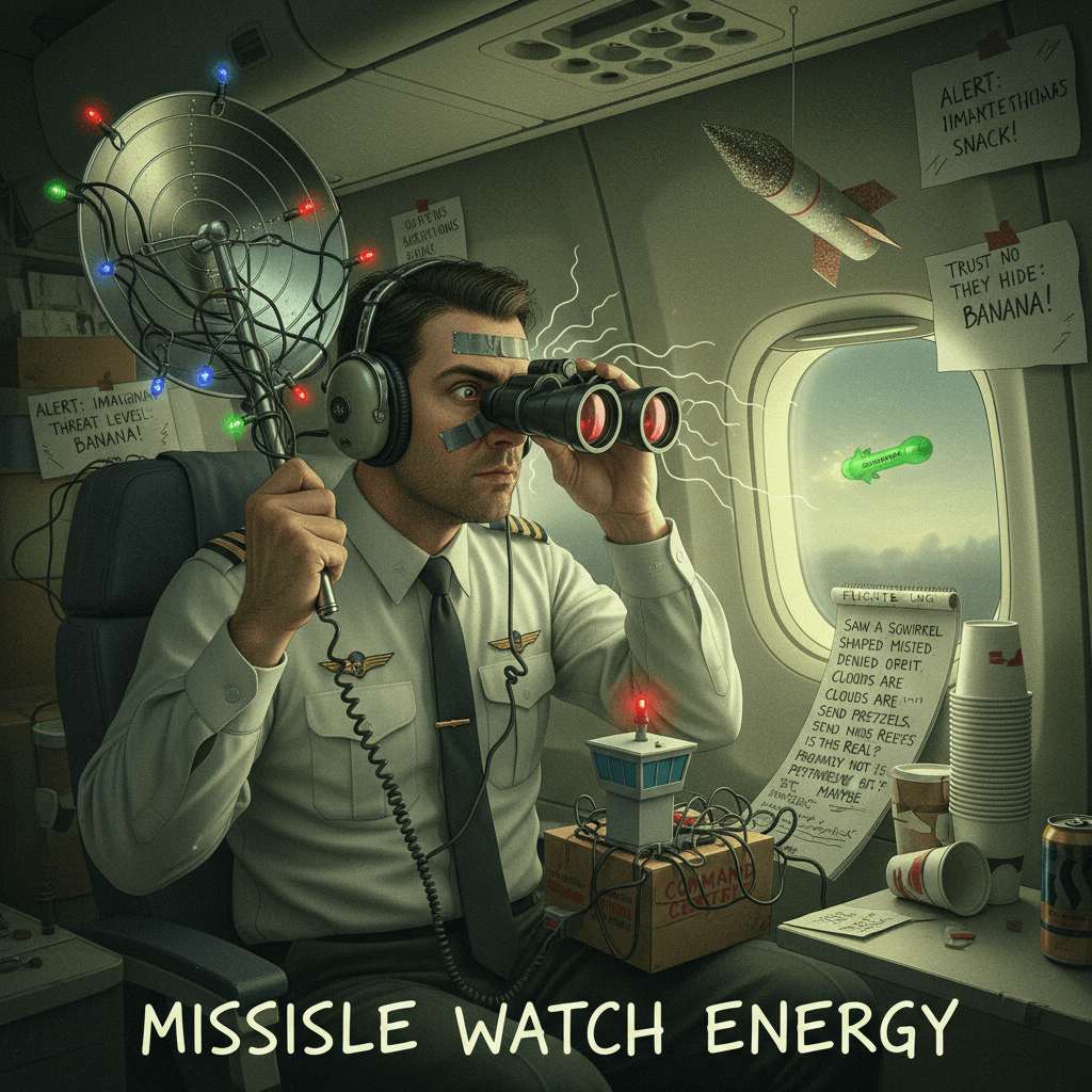 man stays awake on planes to spot missiles like a paranoid air traffic controller