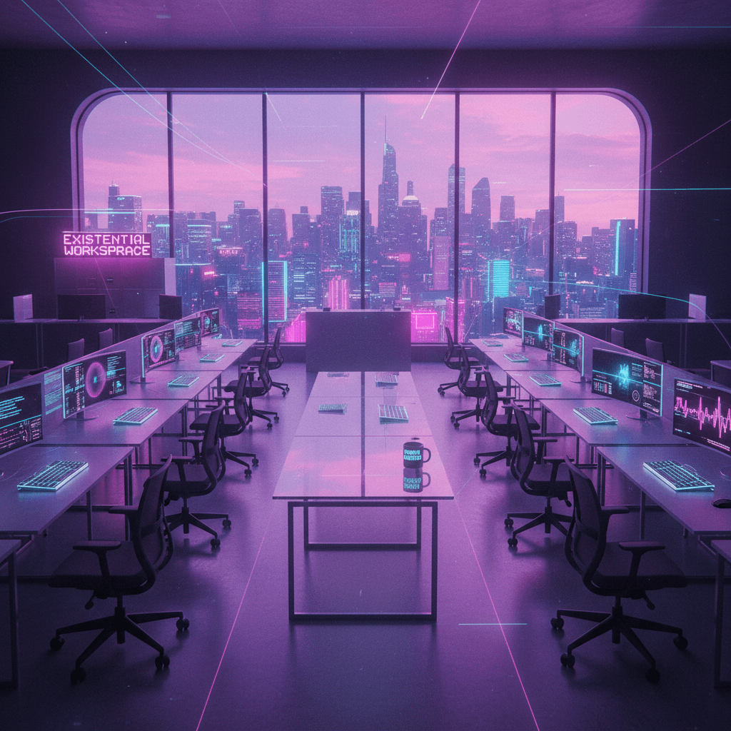 nobody's sitting here anymore, the city just glows alone
