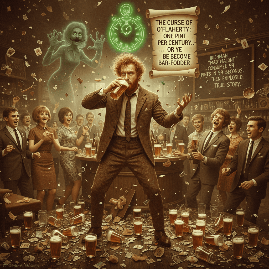 One pint every 100 seconds or die trying: Irish legend edition