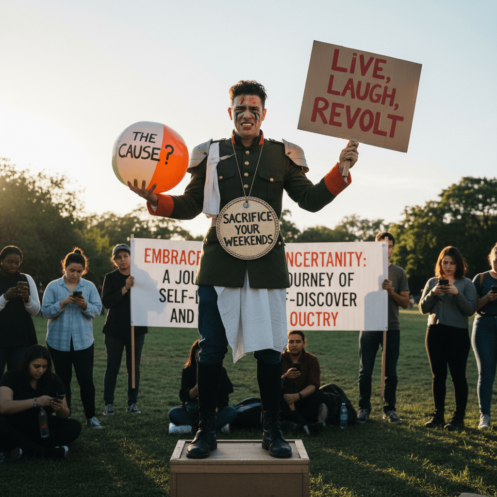 give your life to live: the most unintentionally vague revolution starter pack