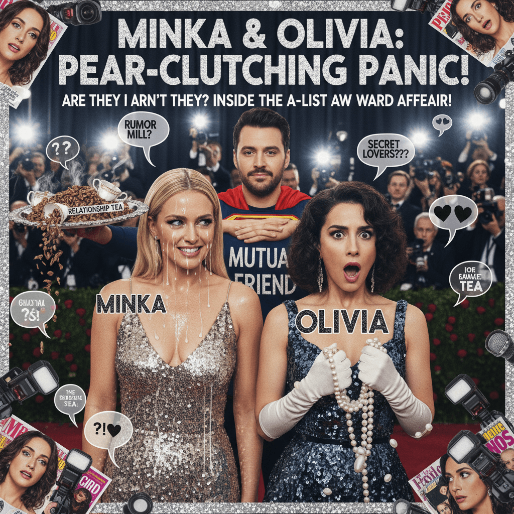 Minka nervously sweats while Olivia clutches pearls over vague relationship rumors