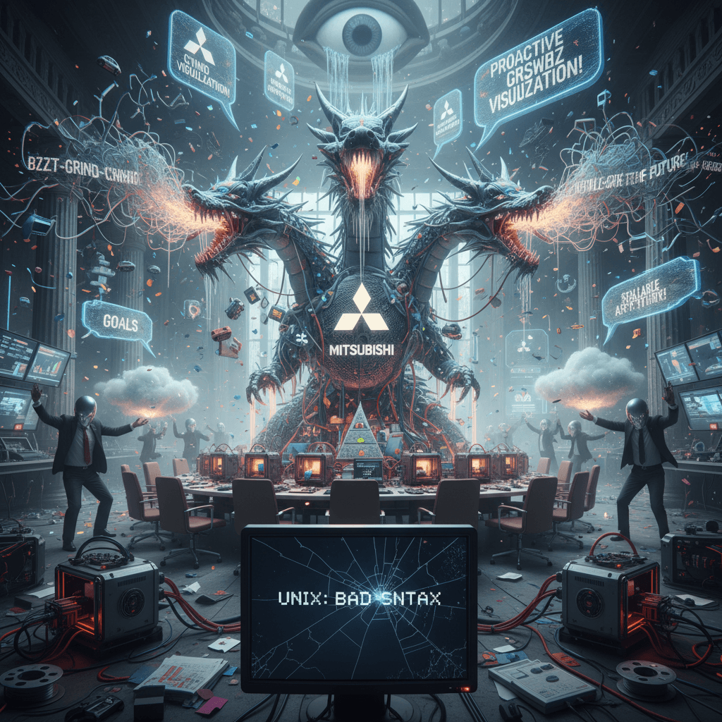 Mitsubishi really said 'we visualize our ambition in 3D resin'