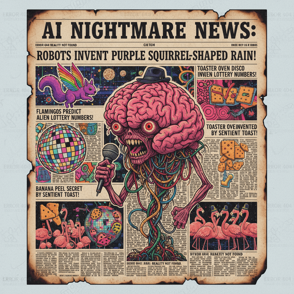 Peak nonsense: what happens when an AI learns journalism from fever dreams