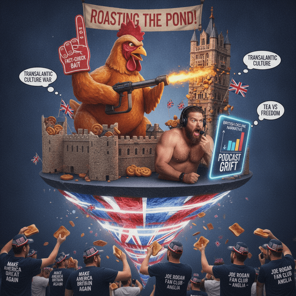 Spectator roasts American obsession with Britain's problems via Joe Rogan