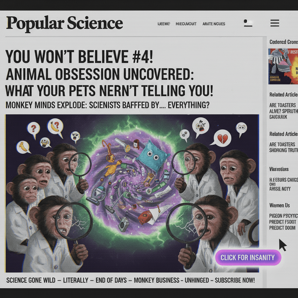 Popular Science discovers bestiality, monkeys confused